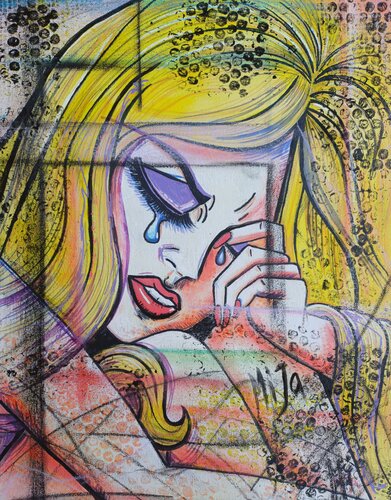 Sad by Jasna Milosavac, Painting for Sale on Select