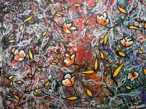 Sommerwiese by Jasna Milosavac, Painting for Sale on Select