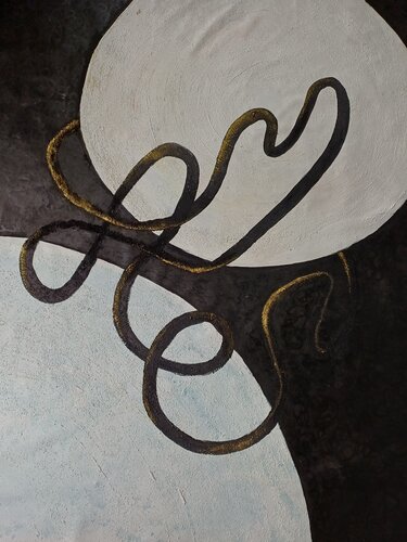Golden path by Jasna Milosavac, Painting for Sale on Select