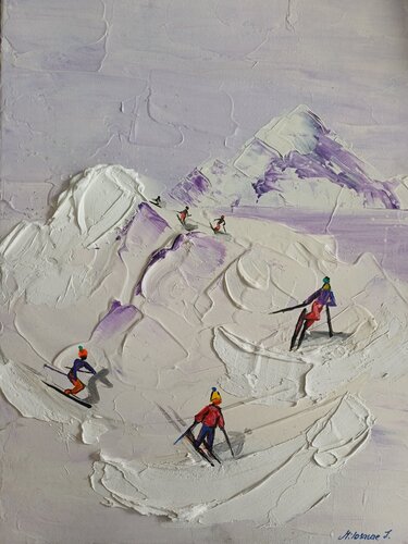 Die Berge by Jasna Milosavac, Painting for Sale on Select