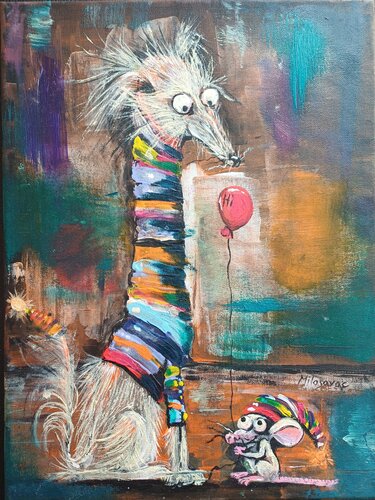 Hi by Jasna Milosavac, Painting for Sale on Select