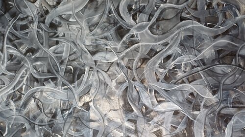 Chaotic poetry by Jasna Milosavac, Painting for Sale on Select