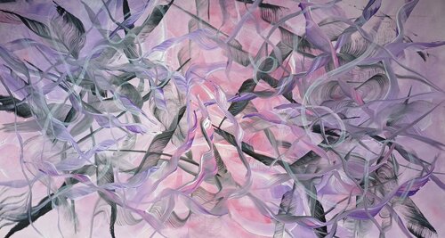 Chaotic poetry by Jasna Milosavac, Painting for Sale on Select