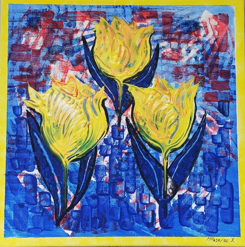 Tulpen by Jasna Milosavac, Painting for Sale on Select