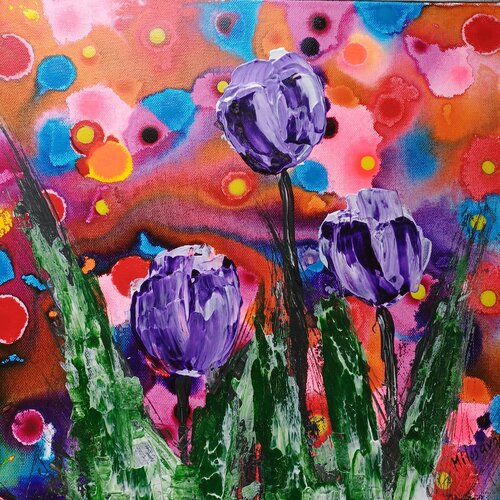 Tulpen by Jasna Milosavac, Painting for Sale on Select