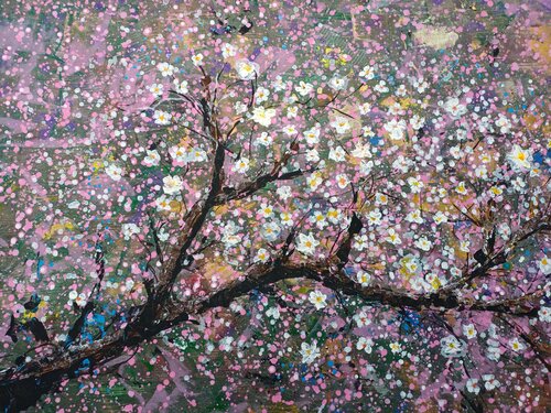 Hoffnungsblüten by Jasna Milosavac, Painting for Sale on Select