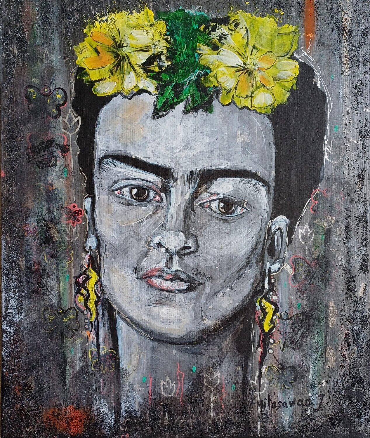Frida Jasna Milosavac Original painting for sale