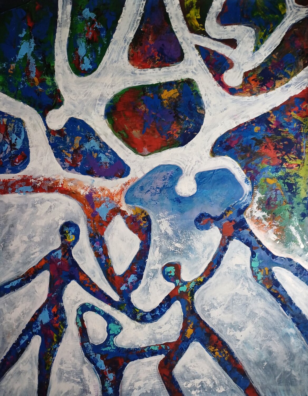 Zusammen Jasna Milosavac Original painting for sale
