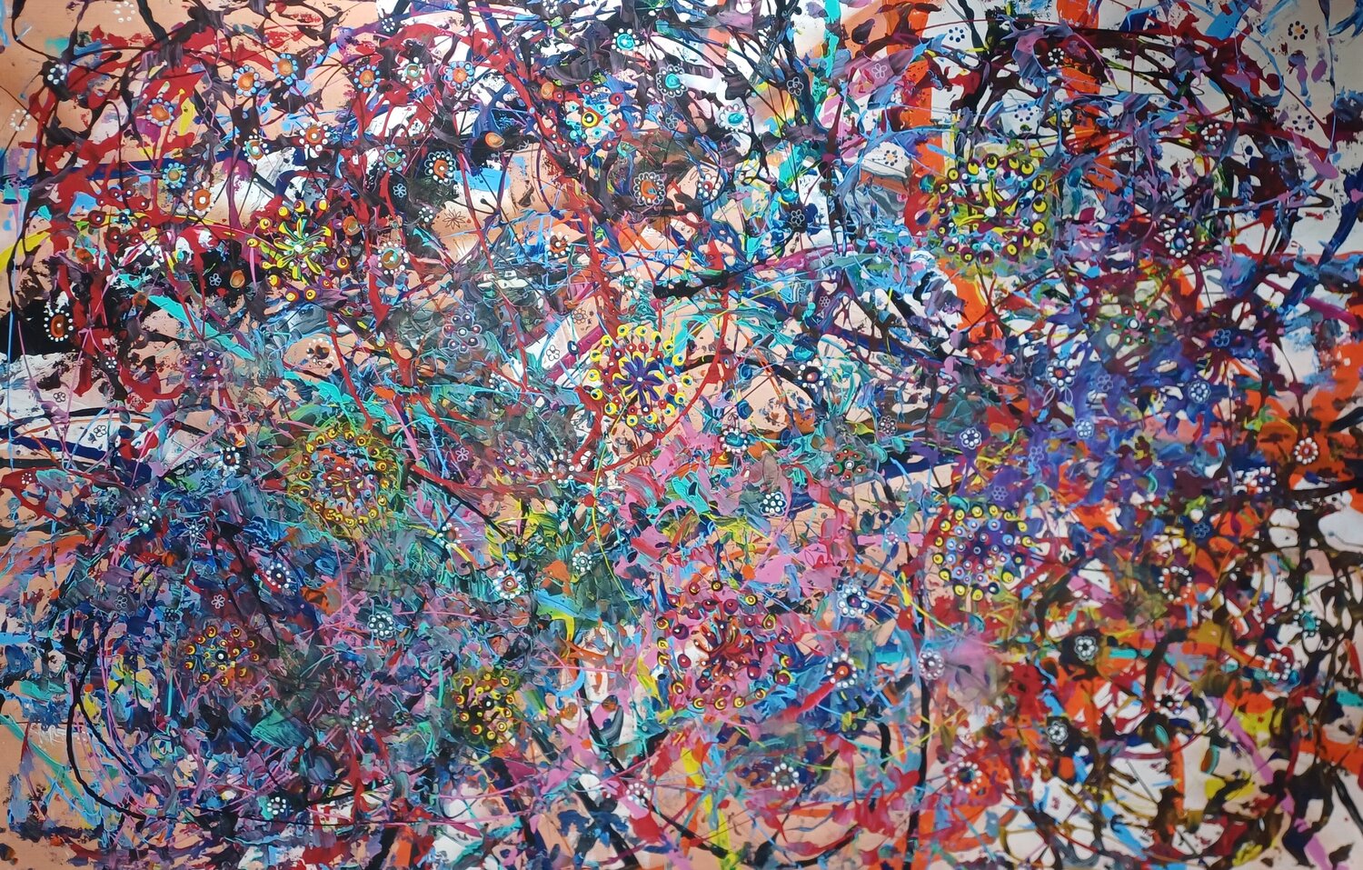 Mein schöner Garten Jasna Milosavac Original painting for sale