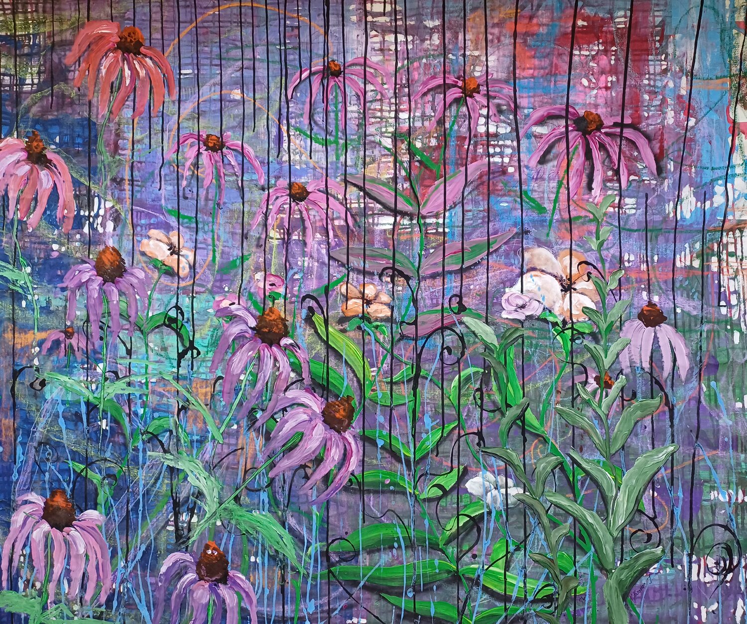 Pink dream Jasna Milosavac Original painting for sale