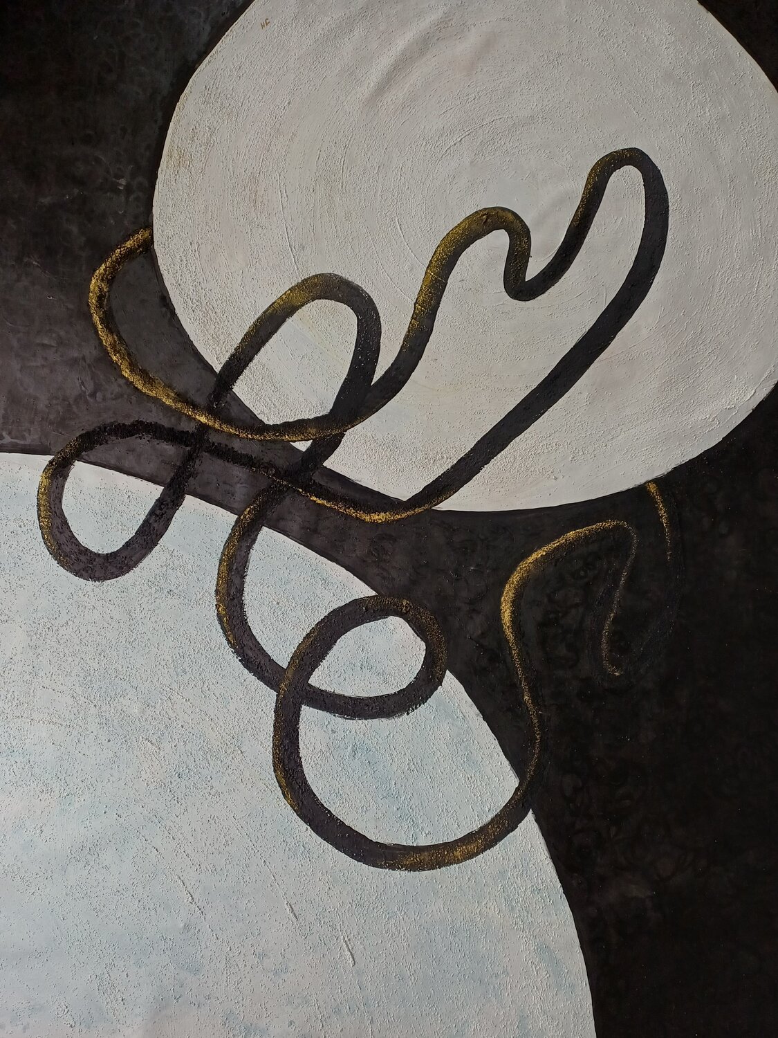 Golden path Jasna Milosavac Original painting for sale