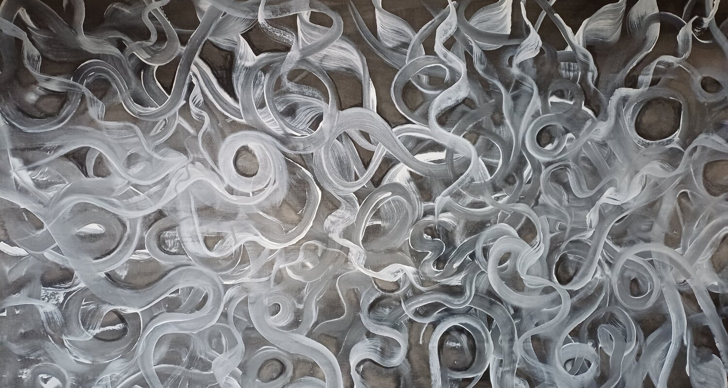 Chaotic poetry Jasna Milosavac Original painting for sale
