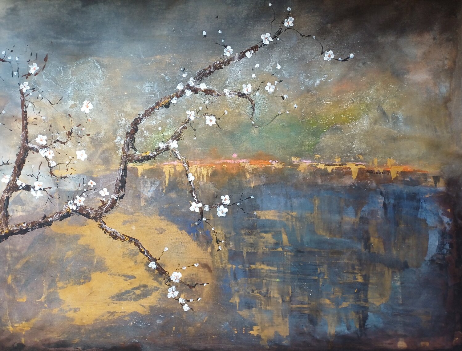 Blüten der Hoffnung Jasna Milosavac Original painting for sale