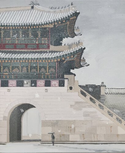 Gyeongbokgung by Sophie Cousineau, Painting for Sale on Select
