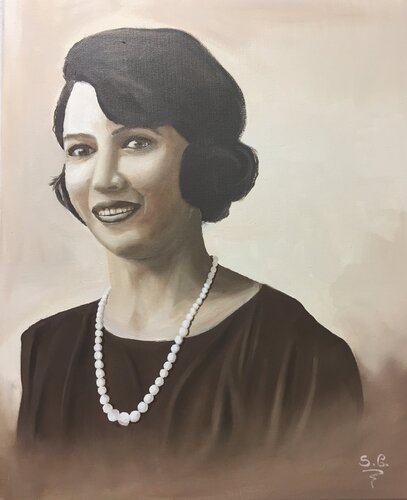 Marie, 1926 by Sophie Cousineau, Painting for Sale on Select