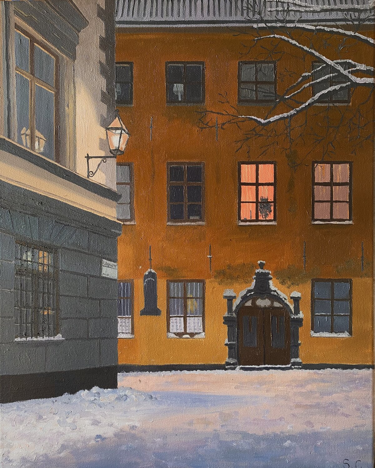 Insomnie Sophie Cousineau Original painting for sale