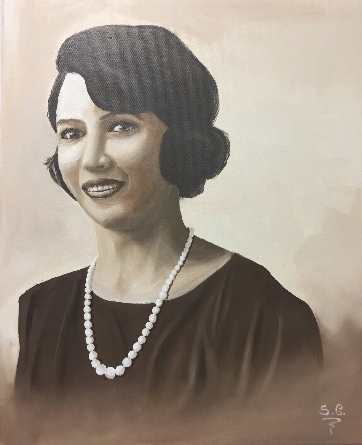Marie, 1926 Sophie Cousineau Original painting for sale