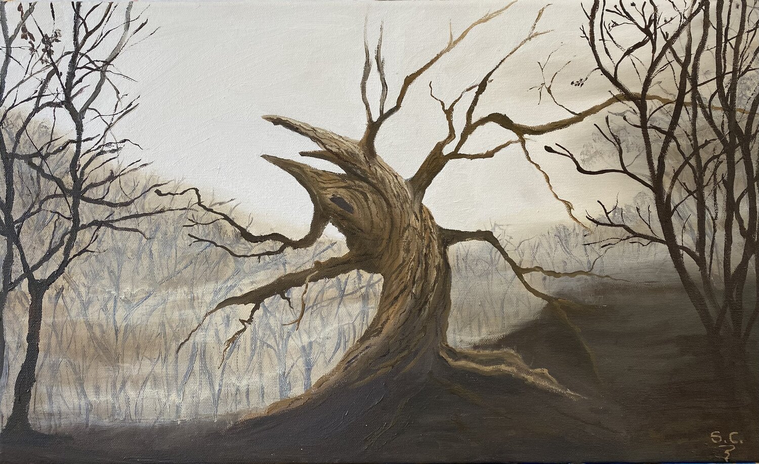 La légende raconte … Sophie Cousineau Original painting for sale