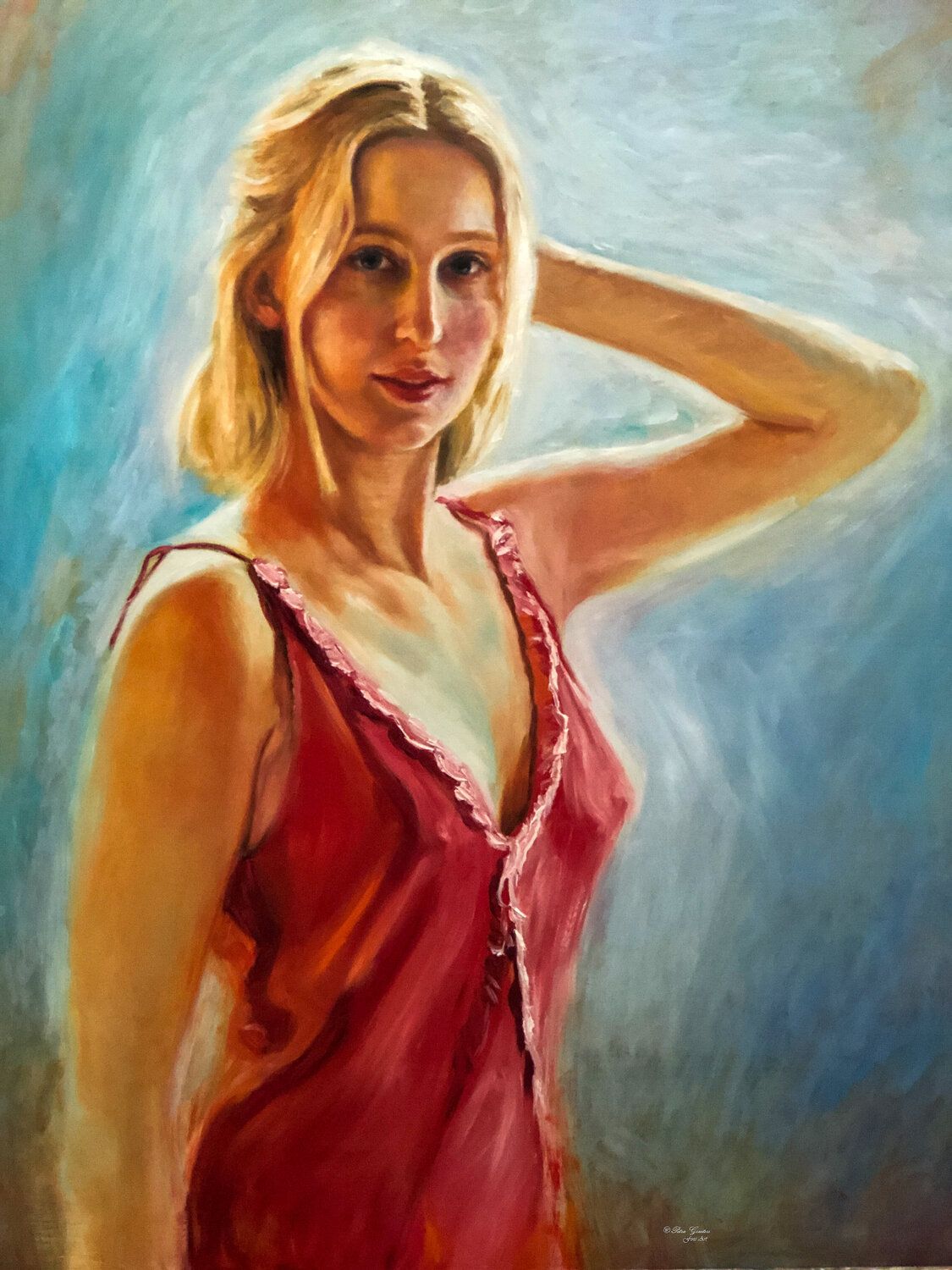 Don't stop me now Petra Gruiters Original painting for sale