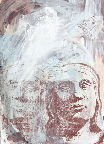 WHITE MIRROR by Helena Sellergren, Painting for Sale on Select