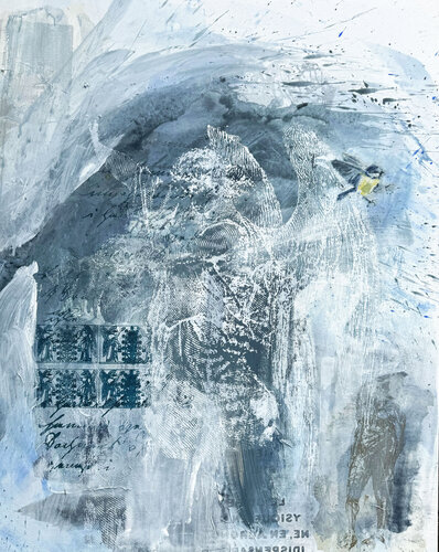 THE GUARDEN ANGEL by Helena Sellergren, Painting for Sale on Select