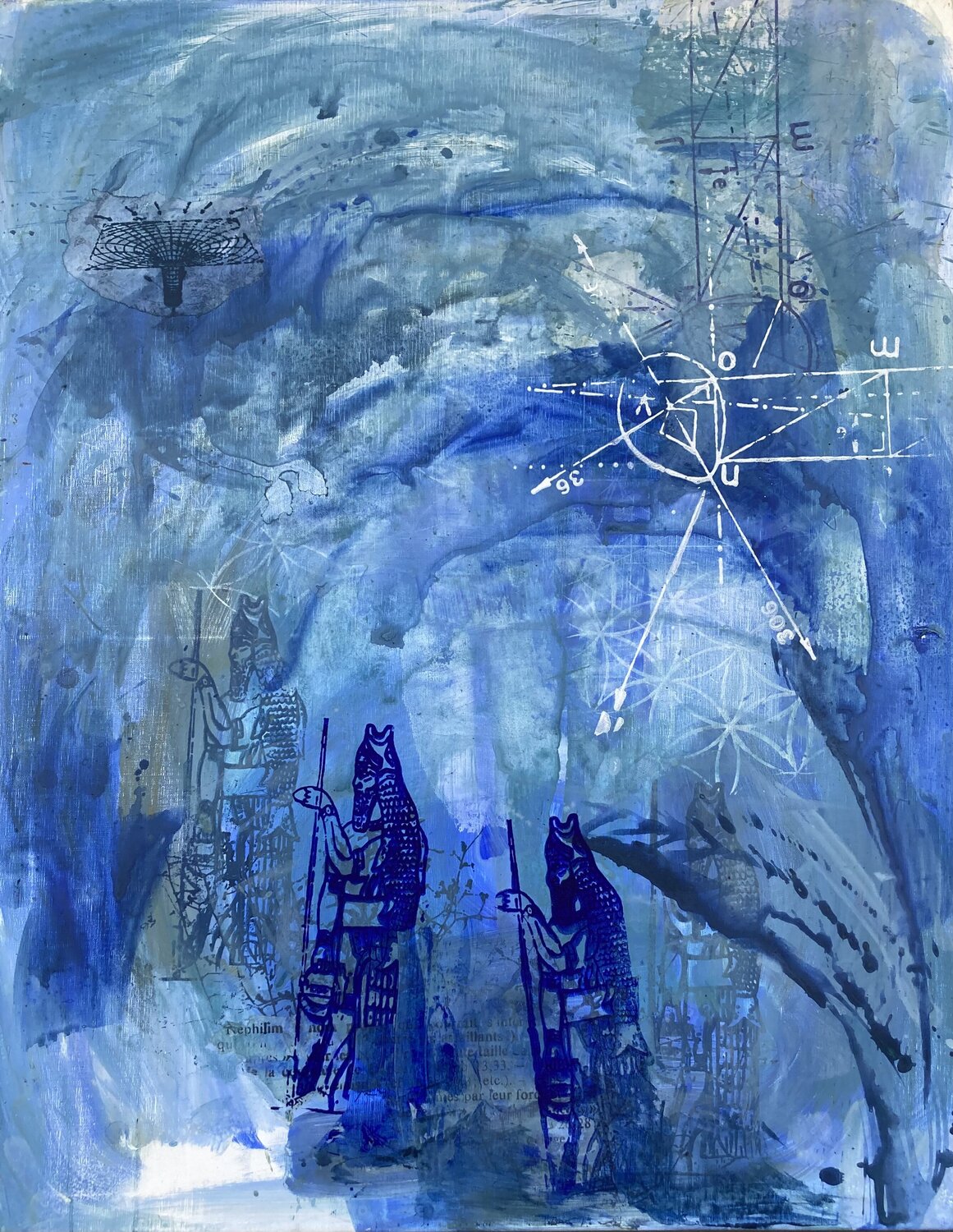OANNES Helena Sellergren Original painting for sale