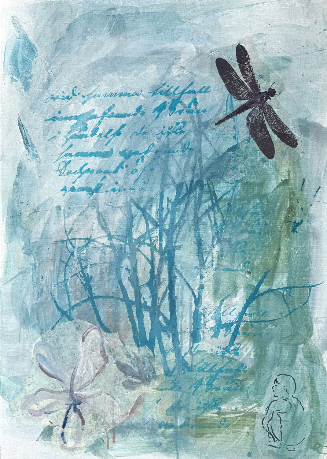 FOREST MAGIC Helena Sellergren Original painting for sale