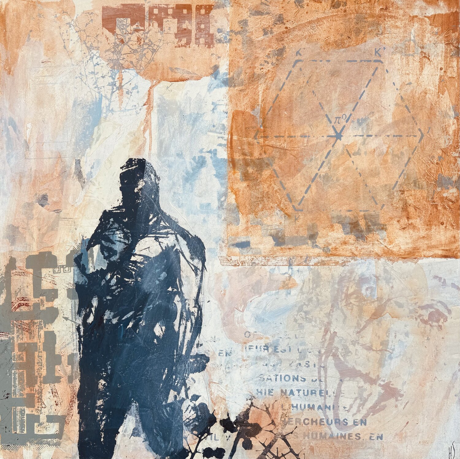 MAN Helena Sellergren Original painting for sale