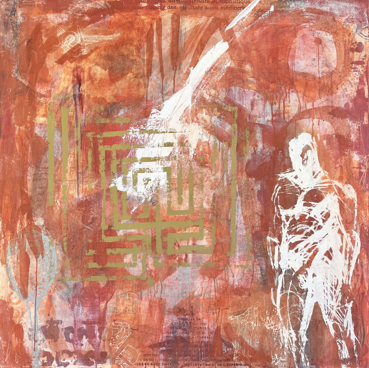 LIFE PATH Helena Sellergren Original painting for sale