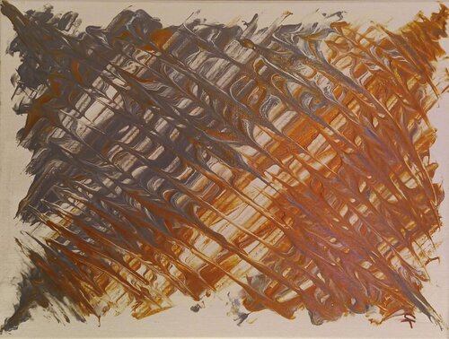 Silver and Gold by An Hata Gorm, Painting for Sale on Select