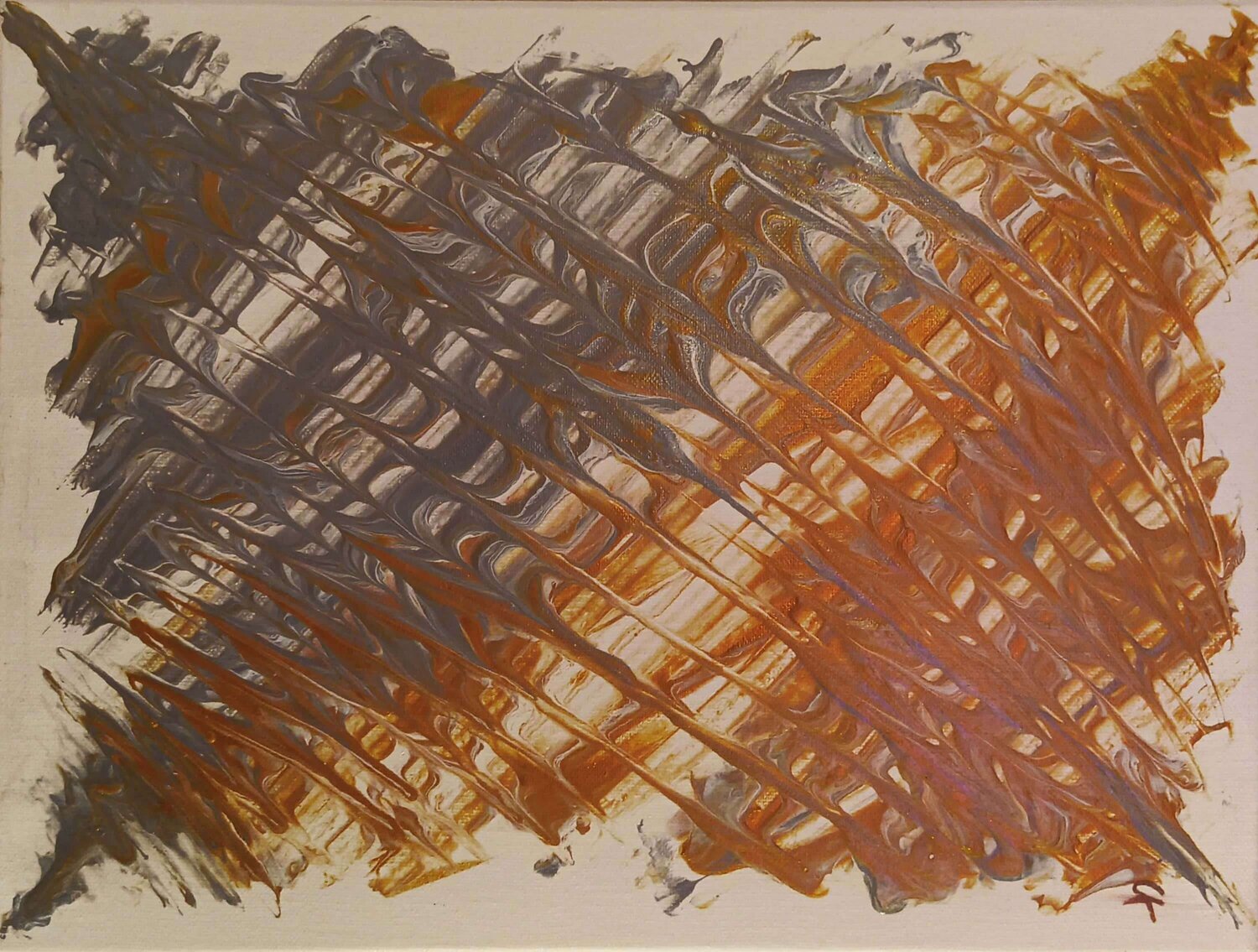 Silver and Gold An Hata Gorm Original painting for sale