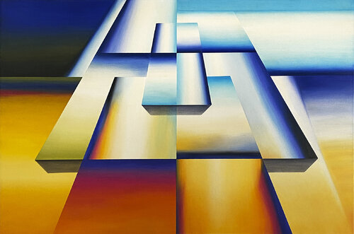 NEUE HORIZONTE by Petra Meyer, Painting for Sale on Select