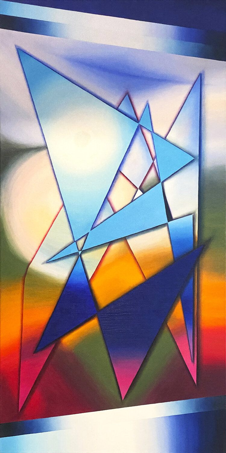 SHARDS DANCE - SCHERBENREIGEN Petra Meyer Original painting for sale
