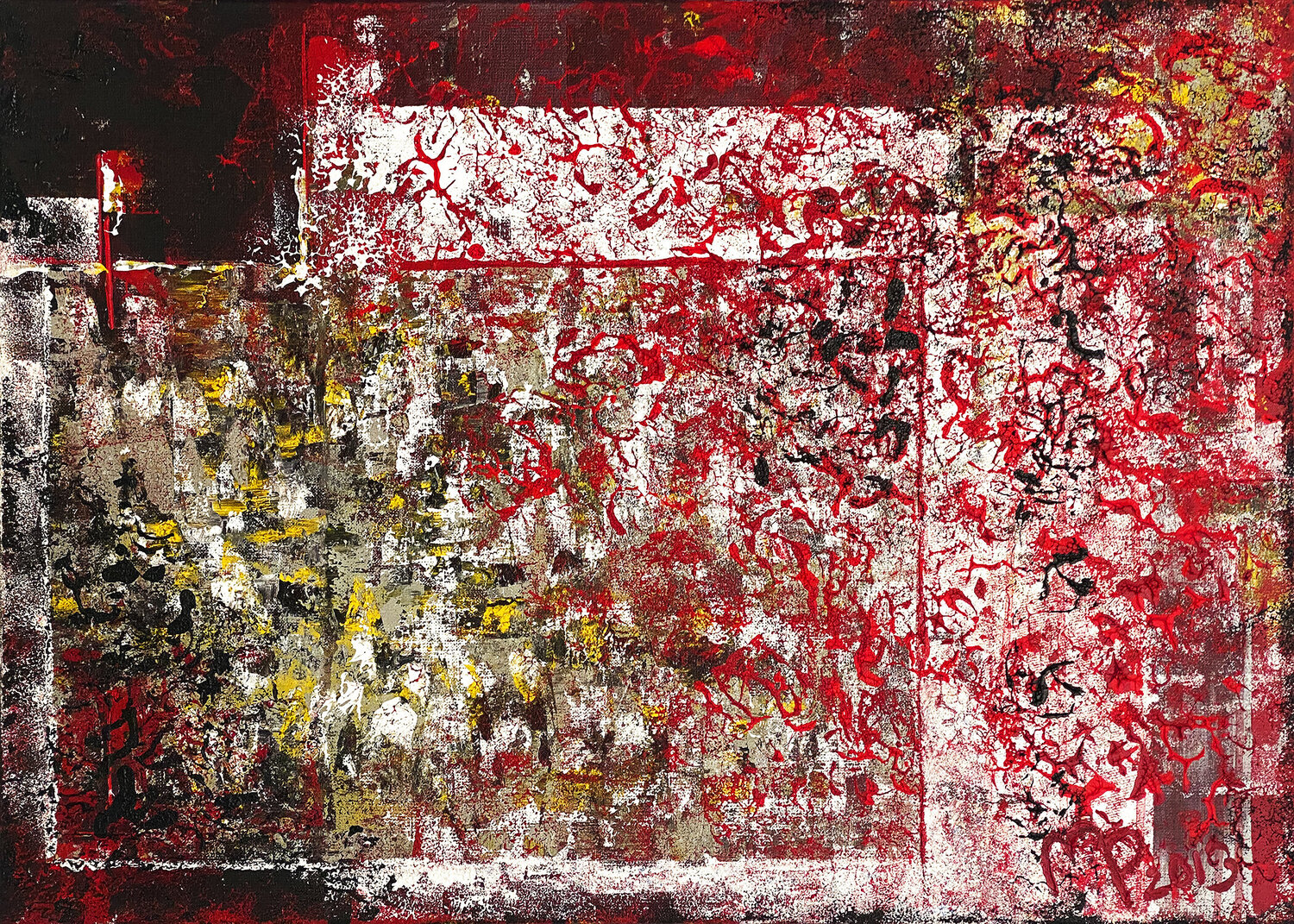 FOOTBALL Petra Meyer Original painting for sale