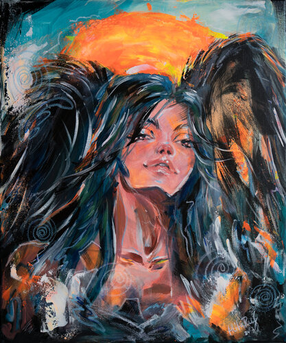 Gefallene Hoffnung by Alita Ruf, Painting for Sale on Select