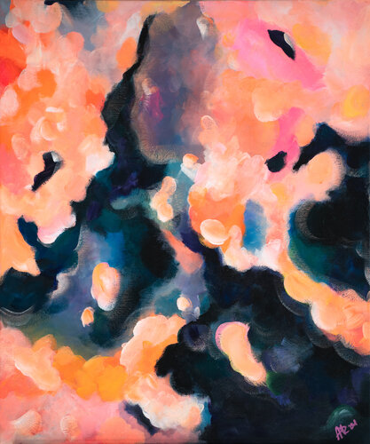 Saturns Wolken by Alita Ruf, Painting for Sale on Select