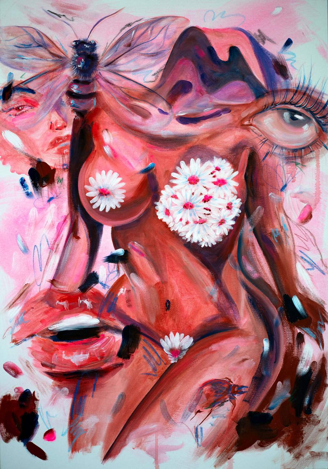 Fragmente des Sommers Alita Ruf Original painting for sale
