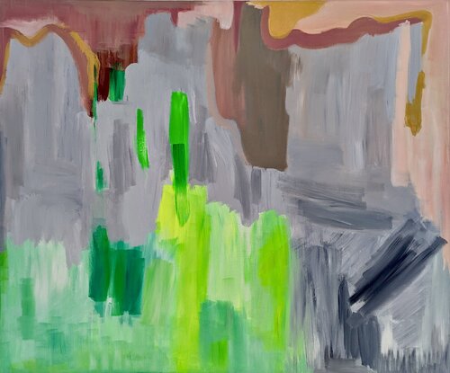 Green Lining II by Andrea Porten, Painting for Sale on Select