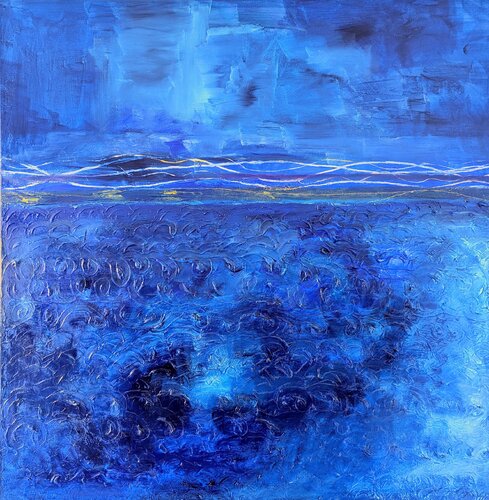 Blue by Andrea Porten, Painting for Sale on Select