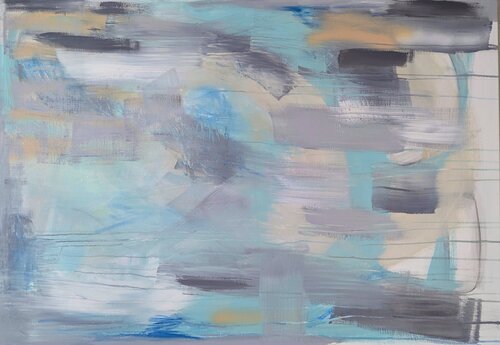 Blue Tango II by Andrea Porten, Painting for Sale on Select