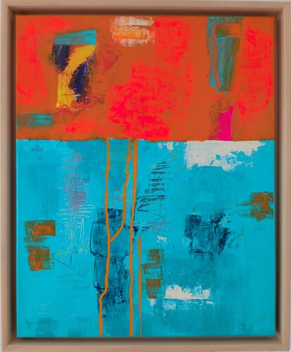 With a Touch of Neon by Andrea Porten, Painting for Sale on Select