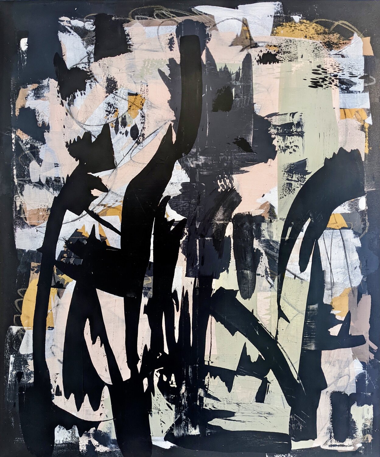 Golden Lining Andrea Porten Original painting for sale