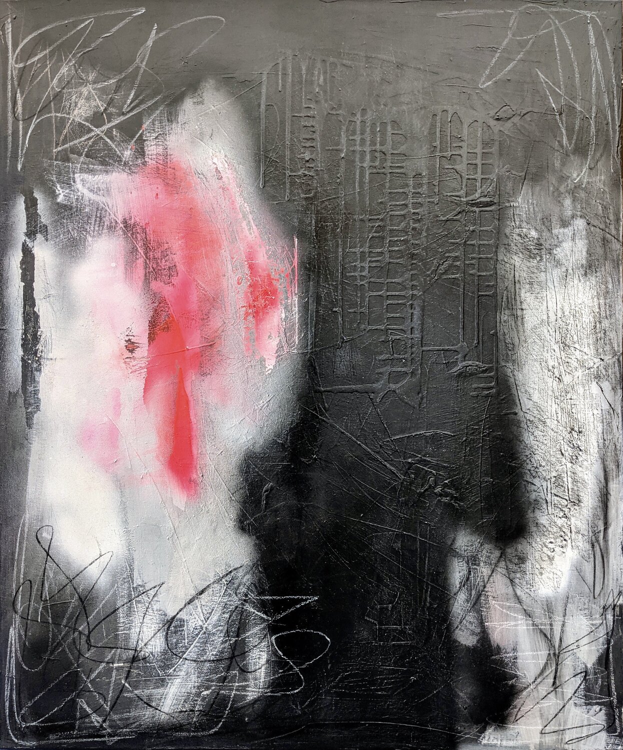 Pink Lining Andrea Porten Original painting for sale
