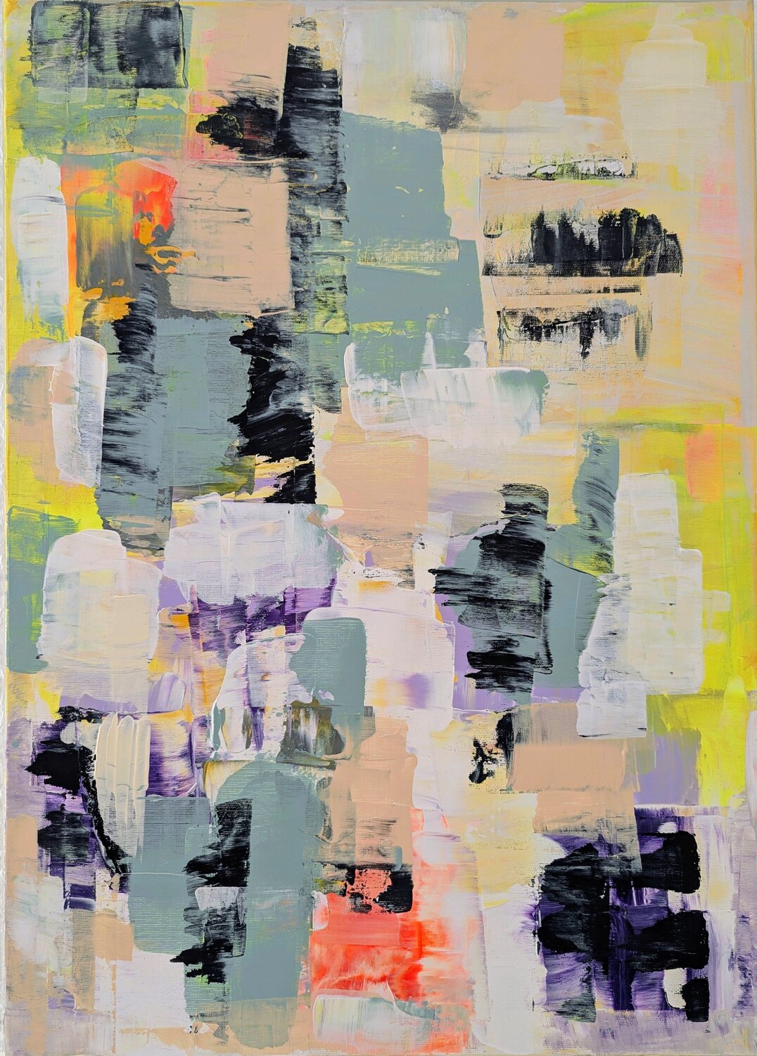 November Sun II Andrea Porten Original painting for sale