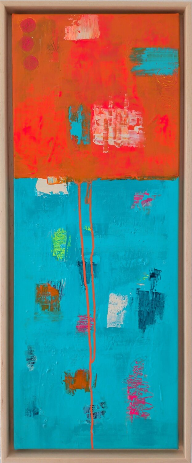 With a Twist of Neon Andrea Porten Original painting for sale