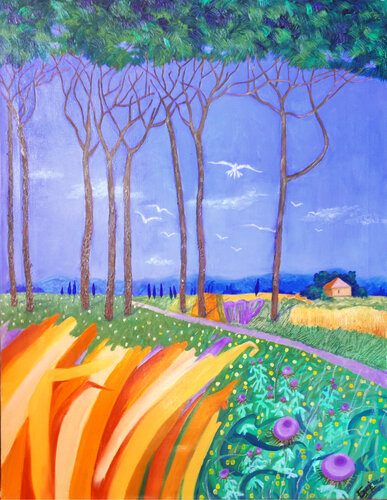 Römische Impressionen 1 by Ewa Jablonski, Painting for Sale on Select