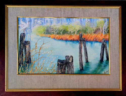 Toscana, Trasimeno See by Ewa Jablonski, Painting for Sale on Select