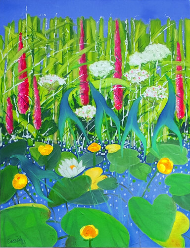 Nationalpark Unteres Odertal. 2 by Ewa Jablonski, Painting for Sale on Select
