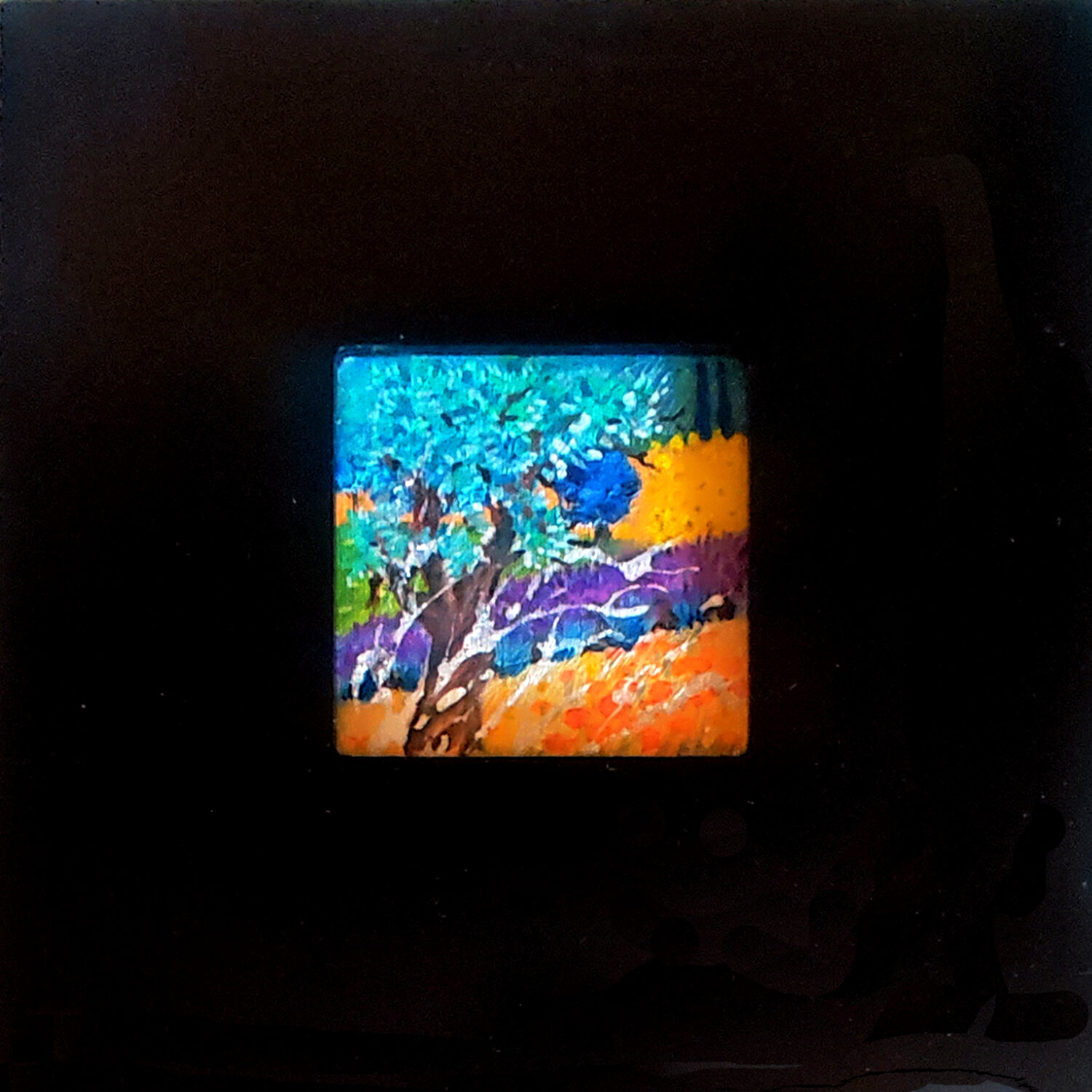 Mini Landschaft 2 Ewa Jablonski Original painting for sale