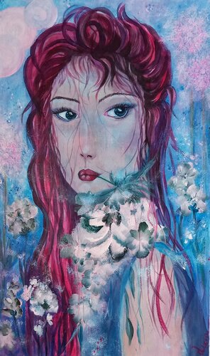 CELESTE by Lucia Luce, Painting for Sale on Select